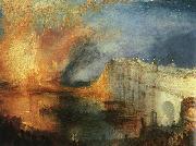 The Burning of the Houses of Parliament William Turner